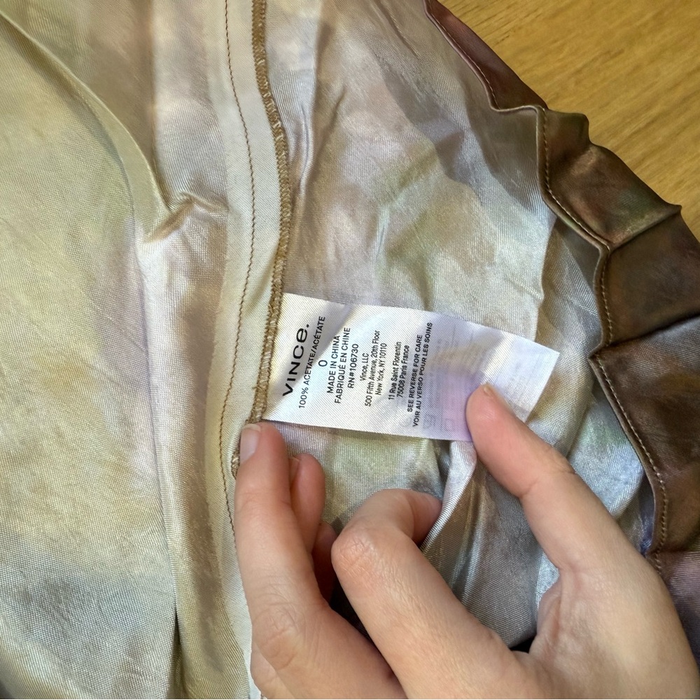 Vince Women's Night Garden Square Neck Slip Dress  NWT - Picture 6 of 6